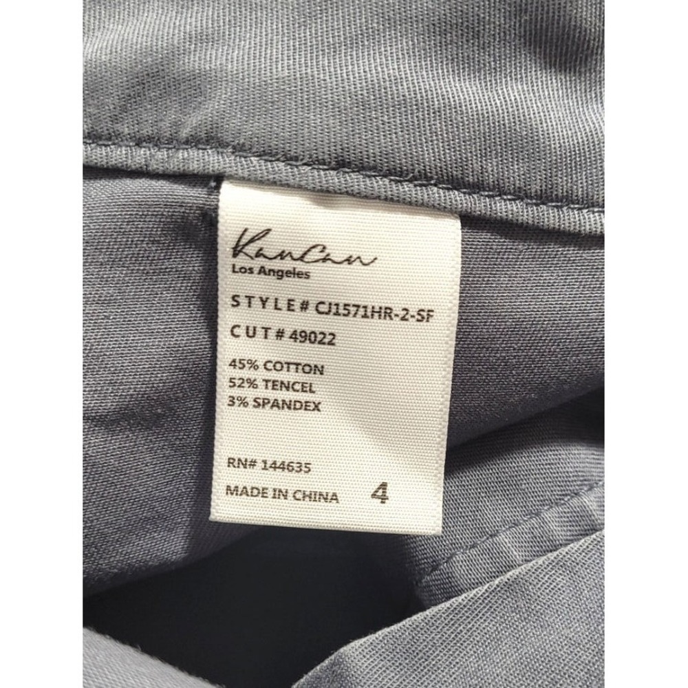 Stitch Fix KanCan Women's Mid Rise Straight Cargo Pants - Grey -‎ Sz 4 - Picture 4 of 5